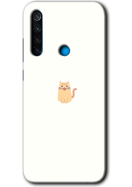 Redmi Note 8 Kılıf Hd Desen Baskılı Arka Kapak - Cat Minimalism