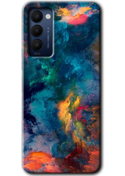 Tecno Camon 18P Kılıf Hd Desen Baskılı Arka Kapak + Kırılmaz Cam - Valhalla