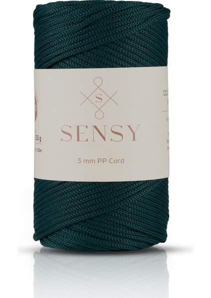 Polyester Makrome Ip 3 mm 250 Gram Makrome Ipi 120 Metre Supla Ip ve Çanta Ipliği