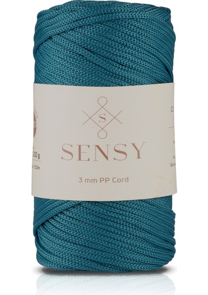 Polyester Makrome Ip 3 mm 250 Gram Makrome Ipi 120 Metre Supla Ip ve Çanta Ipliği