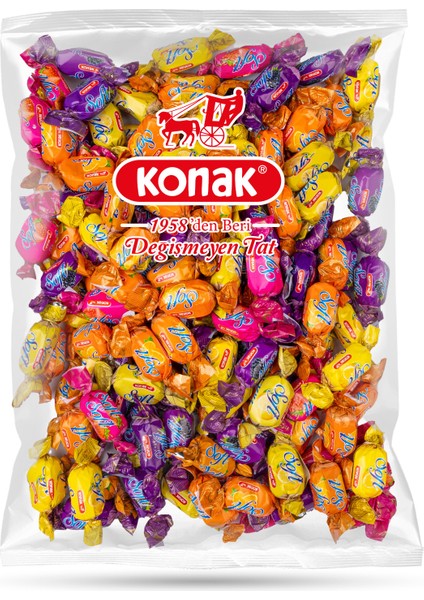 Soft Meyve Dolgulu Yumuşak Şeker 1000 gr