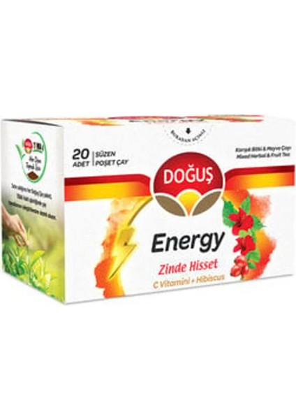 Collagen ve Energy Doğuş Süzen Bardak Poşet Çay