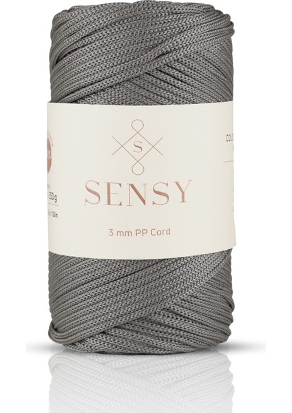 Polyester Makrome Ip 3 mm 250 Gram Makrome Ipi 120 Metre Supla Ip ve Çanta Ipliği