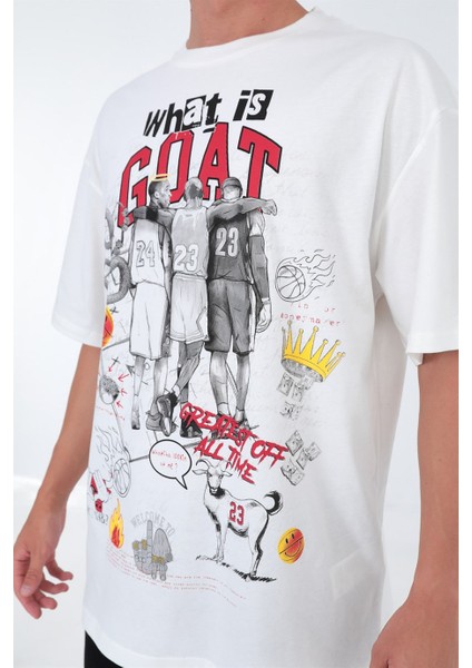 G.o.a.t Oversize T-Shirt Beyaz fırsatları