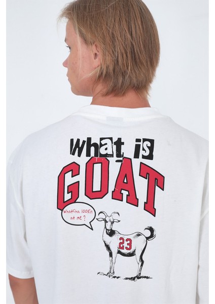 G.o.a.t Oversize T-Shirt Beyaz indirimleri