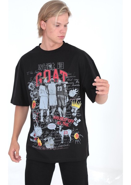 G.o.a.t Oversize T-Shirt Siyah