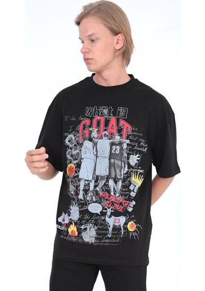 G.o.a.t Oversize T-Shirt Siyah fiyatları