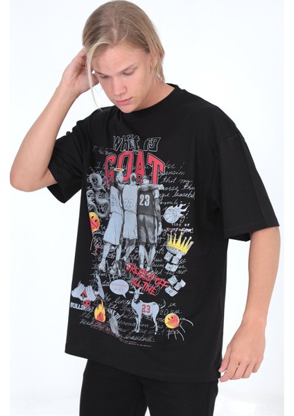 G.o.a.t Oversize T-Shirt Siyah fırsatları