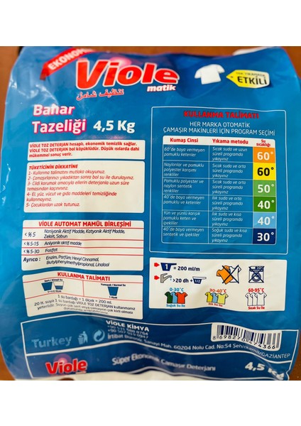 Matik Bahar Temizliği Toz Deterjan 4,5 kg fiyatları