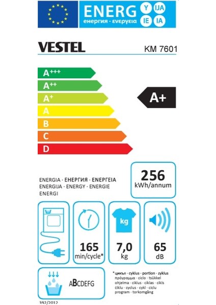 KM 8701 GI Pro 8 kg Kurutma Makinesi