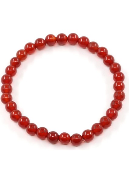 Akik Doğal Taş Bileklik 6 mm Küre Kesim fiyatları