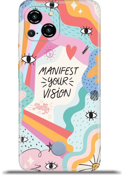 Reeder S23 Pro Max Kılıf Esnek Silikon Kamera Koruma 4K Desenli Özel Tasarım - Manifest Vision