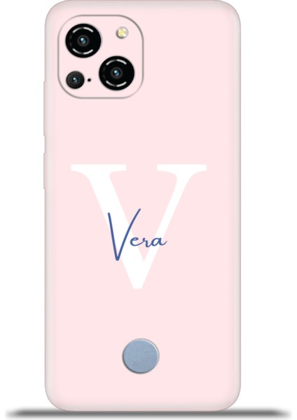 Reeder S23 Pro Max Kılıf Silikon Esnek Kamera Koruma Kişiye Özel Isim Harf Zao Pembe - V fiyatları