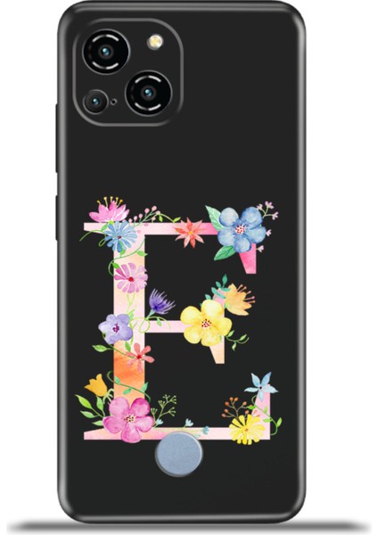 Reeder S23 Pro Max Kılıf Esnek Silikon Kamera Koruma Kişiye Özel Harfler Kai - E Harfi