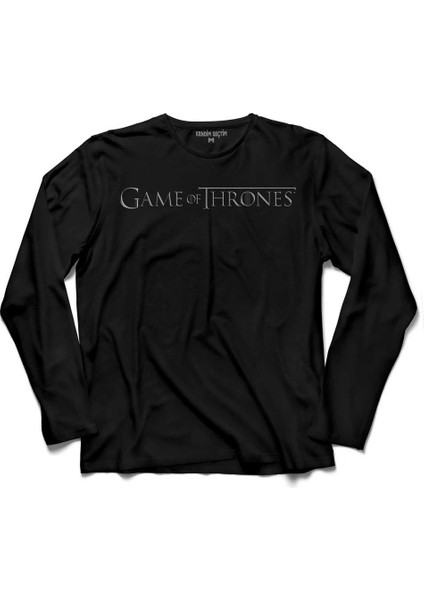 Game Of Thrones Got Logo Uzun Kollu Tişört
