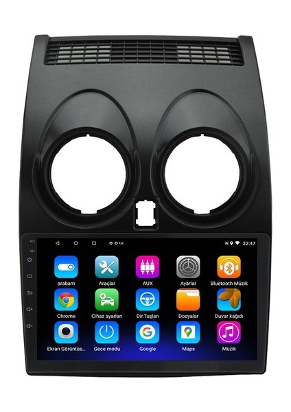 Nissan Qhasqai 6gb Ram 64GB Rom 8 Çekirdek Carplay Navigasyon Multimedya