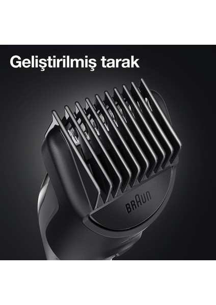 Bt 3340 Ayarlanabilir Taraklı Saç & Sakal Şekillendirici + Gillette Hediye