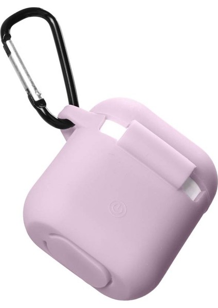 1. ve 2. Nesil Uyumlu Yumuşak Silikon Kopçalı Açık Pembe Kulaklık Kılıfı
