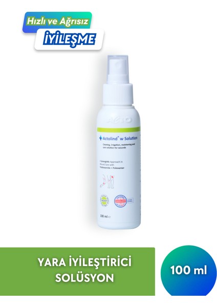 Actolınd® W Solutıon 100 ml | Yara Iyileştirme Solüsyonu