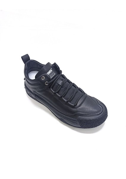 Siyah Deri Erkek Sneaker Ayakkabı fiyatları