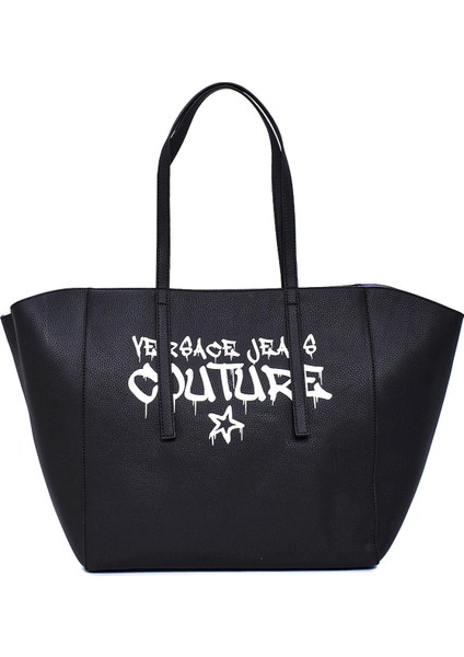 Versace Grafiti Detaylı Kadın Omuz Çantası