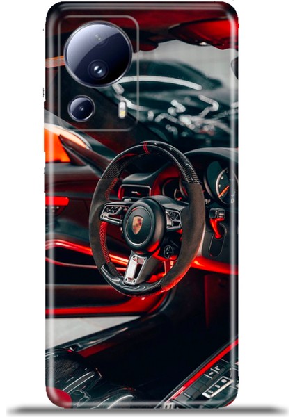 Xiaomi Mi 13 Lite Kılıf Esnek Silikon Kamera Koruma 4K Desenli Özel Tasarım - Gtcar
