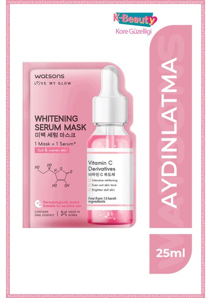 Whitening Serum Maske * 2 Adet