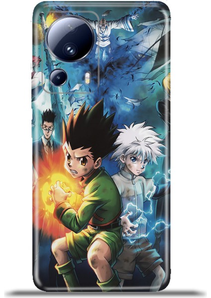 Xiaomi Mi 13 Lite Kılıf Esnek Silikon Kamera Koruma 4K Desenli Özel Tasarım - Hunter x Hunter