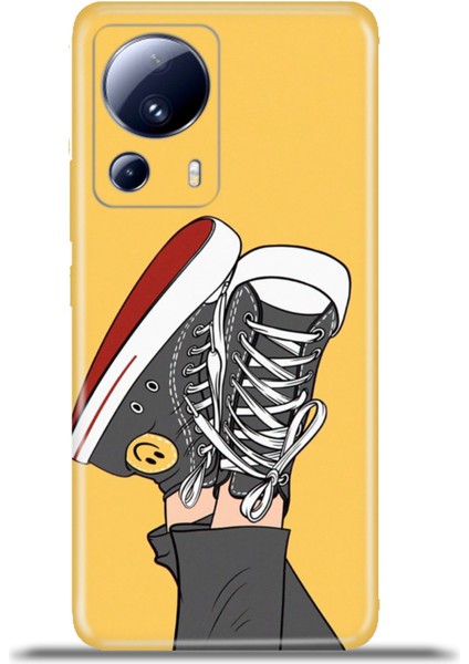 Xiaomi Mi 13 Lite Kılıf Esnek Silikon Kamera Koruma 4K Desenli Özel Tasarım - Relax Mode