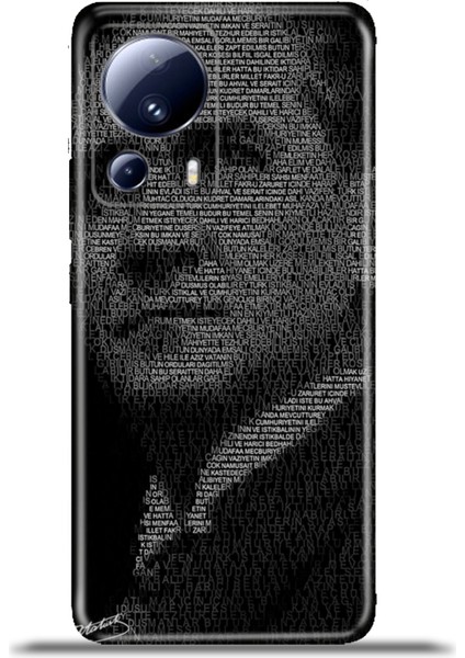 Xiaomi Mi 13 Lite Kılıf Esnek Silikon Kamera Koruma 4K Desenli Özel Tasarım - Gençliğe Hitabe