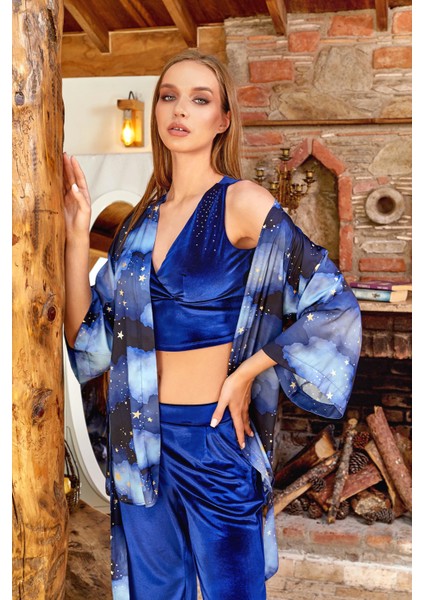 Kadın 3'lü Pijama Takım 24101 fiyatları