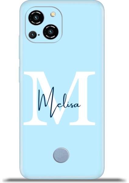 Reeder S23 Pro Max Kılıf Silikon Esnek Kamera Koruma Kişiye Özel Isim Harf Zao Mavi - M fiyatları