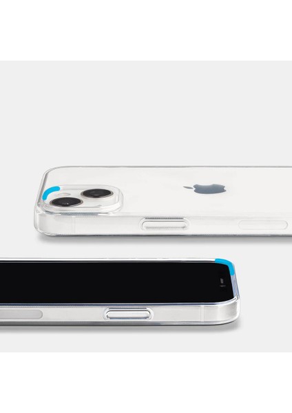 iPhone 15 Kılıf Kamera Korumalı Silikon Şeffaf Arka Kapak