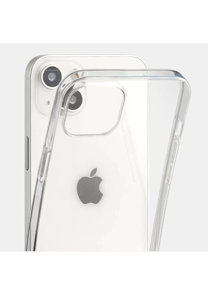 iPhone 15 Kılıf Kamera Korumalı Silikon Şeffaf Arka Kapak