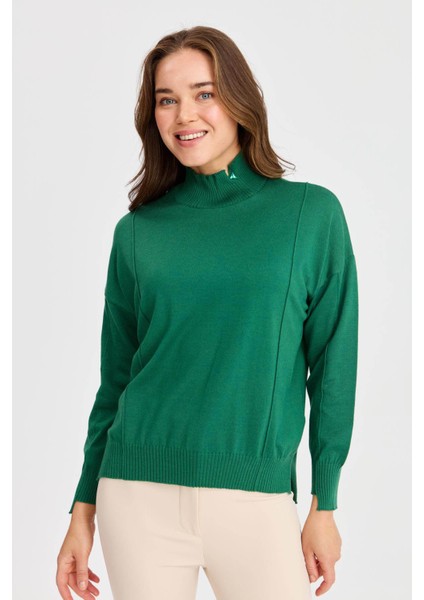 Kadın Nervürlü Bluz 22157 Benetton