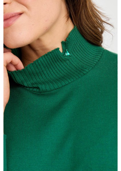 Kadın Nervürlü Bluz 22157 Benetton modelleri