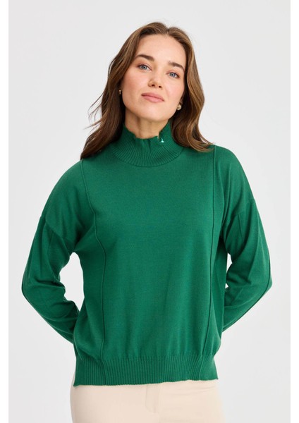 Kadın Nervürlü Bluz 22157 Benetton fırsatları