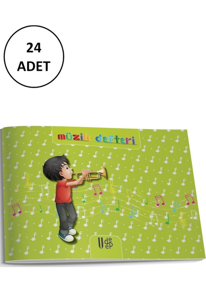 Umut Müzik Defteri A5 30 Yaprak 24 Adet