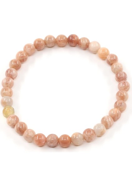 Ay Taşı Doğal Taş Bileklik 6 mm Küre Kesim fiyatları