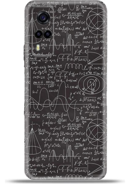Vivo Y53S Kılıf Esnek Silikon Kamera Koruma 4K Desenli Özel Tasarım - Quantum Fizik