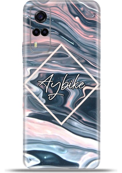 Vivo Y53S Kılıf Silikon Esnek Kamera Koruma Kişiye Özel Isim - Hipnoz