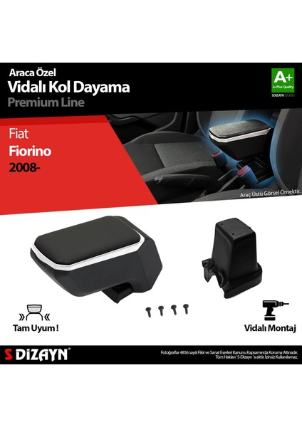 Fiat Fiorino Kol Dayama Kolçak Abs Vidalı Gri 2008 Üzeri A+Kalite