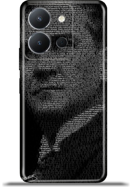 Vivo Y36 4g Kılıf Esnek Silikon Kamera Koruma 4K Desenli Özel Tasarım - Gençliğe Hitabe