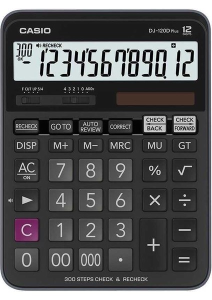 DJ120D Hesap Makinesi 12 Hane Pilli ve Güneş Enerjili fiyatları