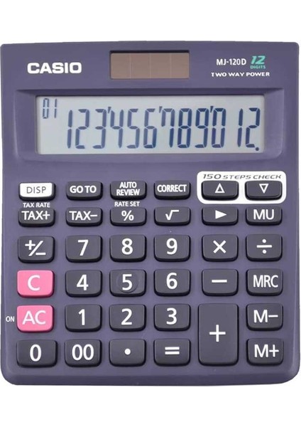 MJ120D Hesap Makinesi 12 Hane 100 Işlem Tekarr Pilli ve Güneş Enerjili fiyatları