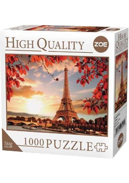 Puzzle 1000 (Bin) Parça - Eyfel Kulesi Paris