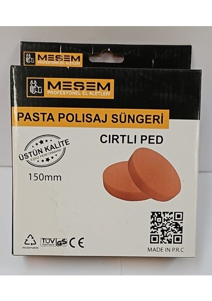 1997 Pasta Polisaj Süngericırtlı Ped 150 mm