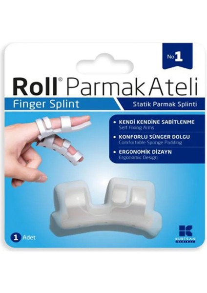 Parmak Ateli - Statik Parmak Splinti - NO:1 - 4.5cm