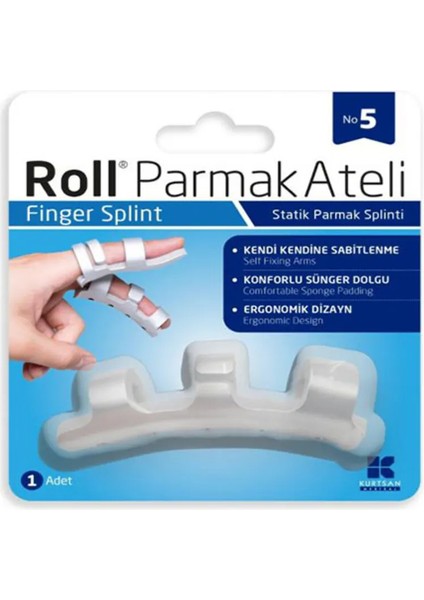 Parmak Ateli - Statik Parmak Splinti - NO:5 - 8,5cm