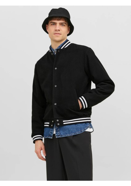 Erkek Yünlü Bomber Ceket - 12236161